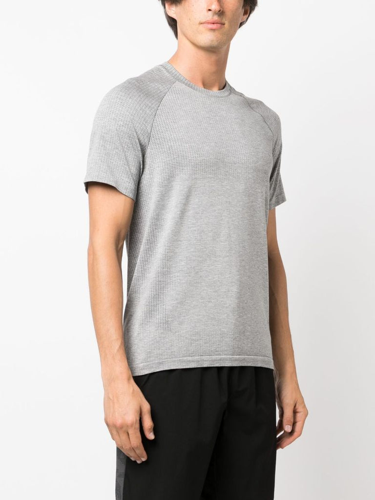 Grey Metal Vent Tech Running T-shirt