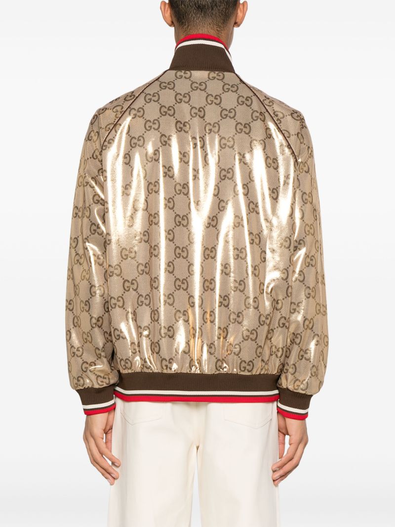 Gold-tone Gg Technical Jersey Jacket