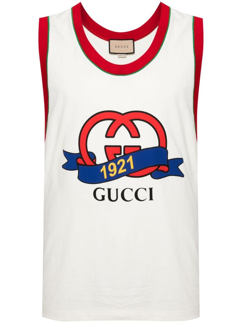 Neutral Interlockign G Print Tank Top