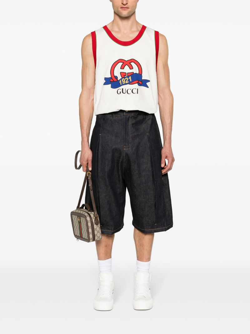 Neutral Interlockign G Print Tank Top