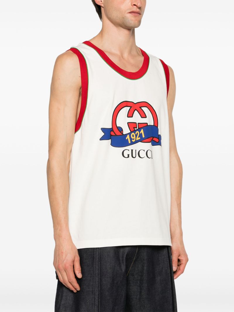 Neutral Interlockign G Print Tank Top