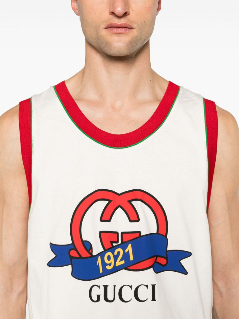 Neutral Interlockign G Print Tank Top