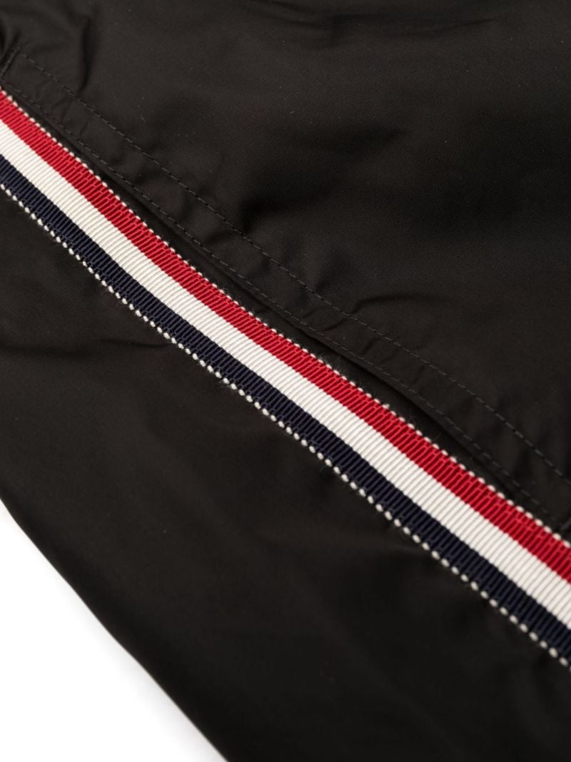 Black Logo-appliquÃ_x0083_Â© Swim Shorts