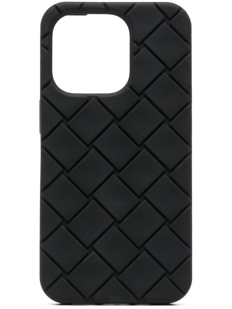 Black Rubber Iphone 14 Pro Case