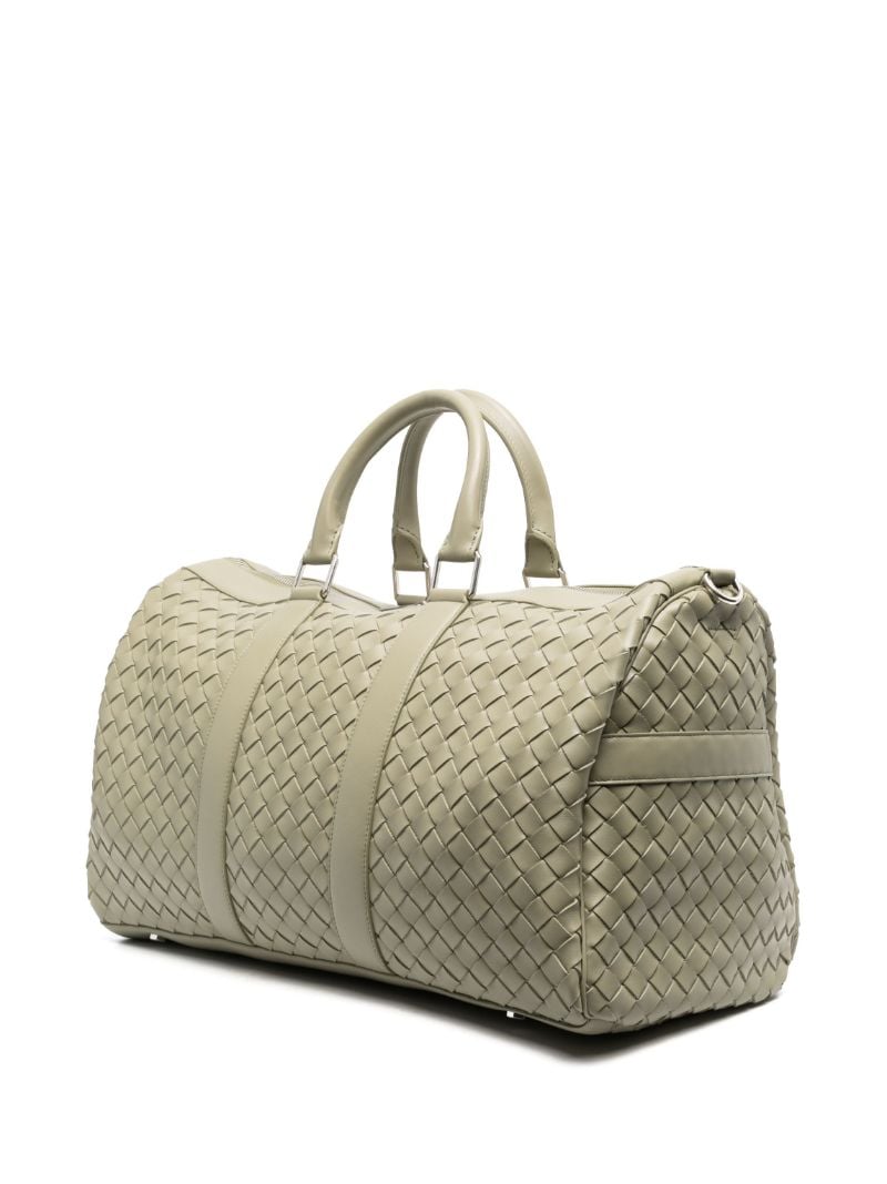 Green Medium Intrecciato Duffle Bag