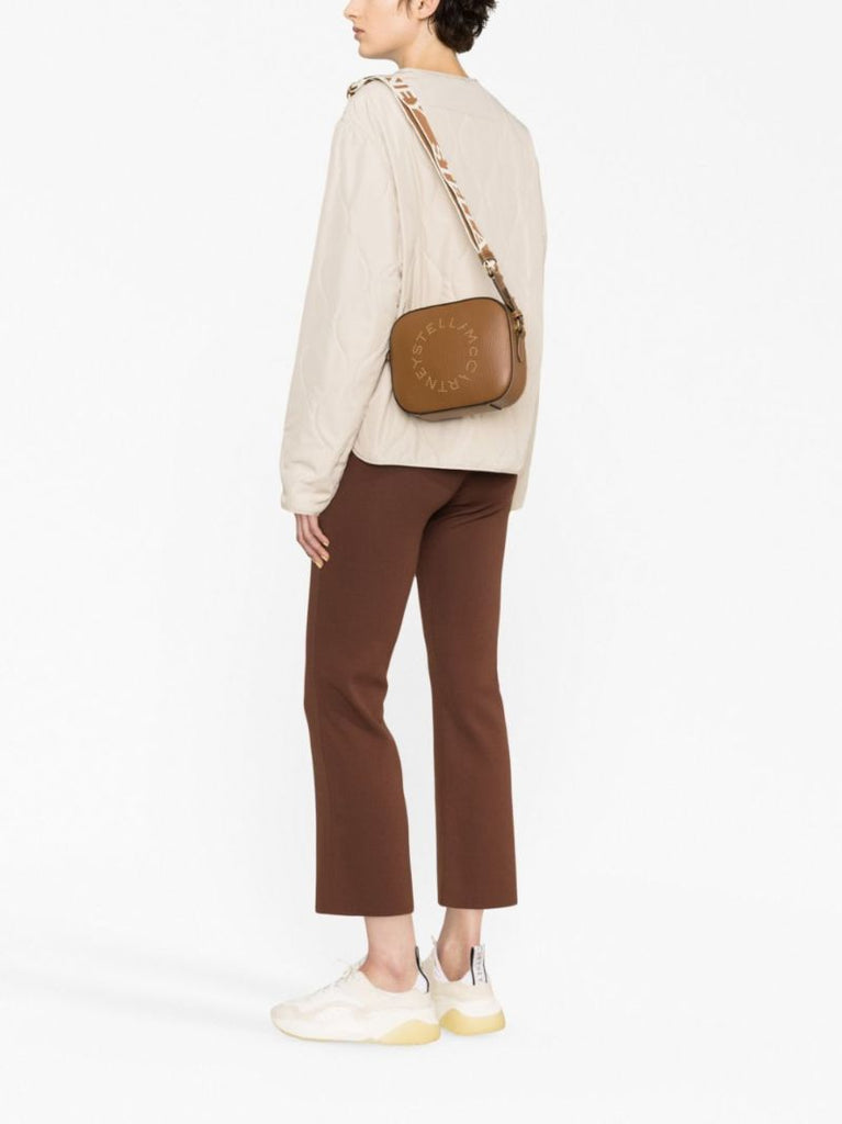 Brown Stella Logo Mini Camera Bag