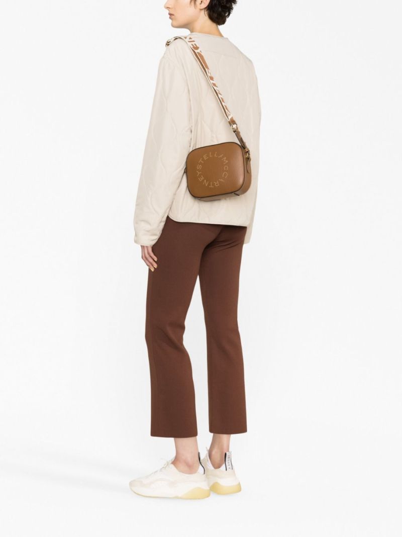 Brown Stella Logo Mini Camera Bag