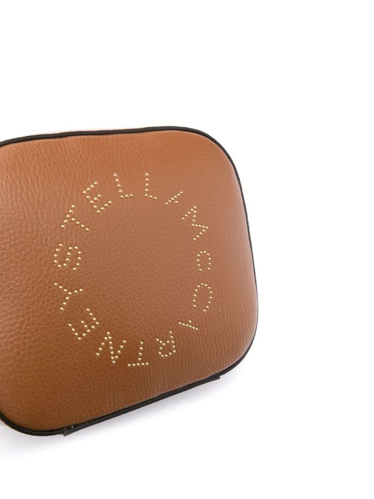 Brown Stella Logo Mini Camera Bag