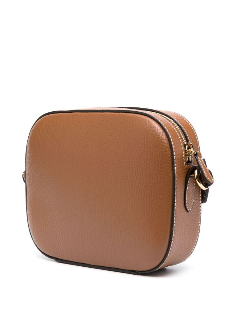 Brown Stella Logo Mini Camera Bag