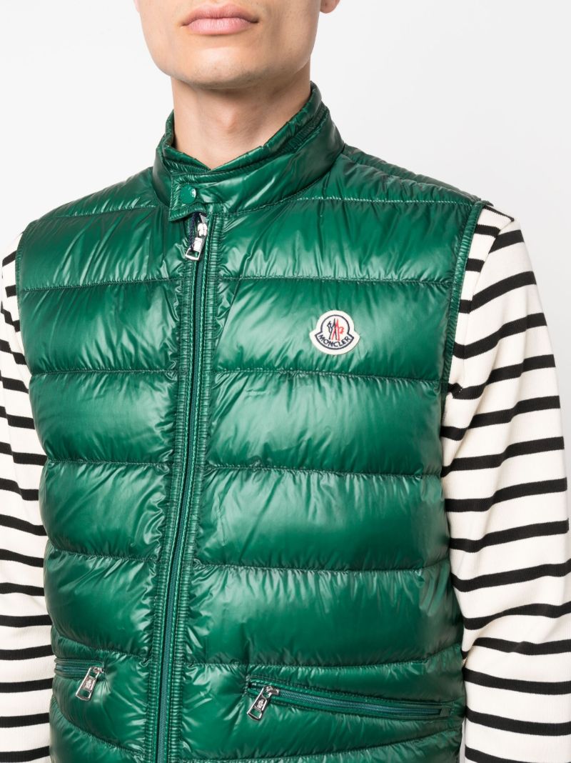 Green Padded Gilet