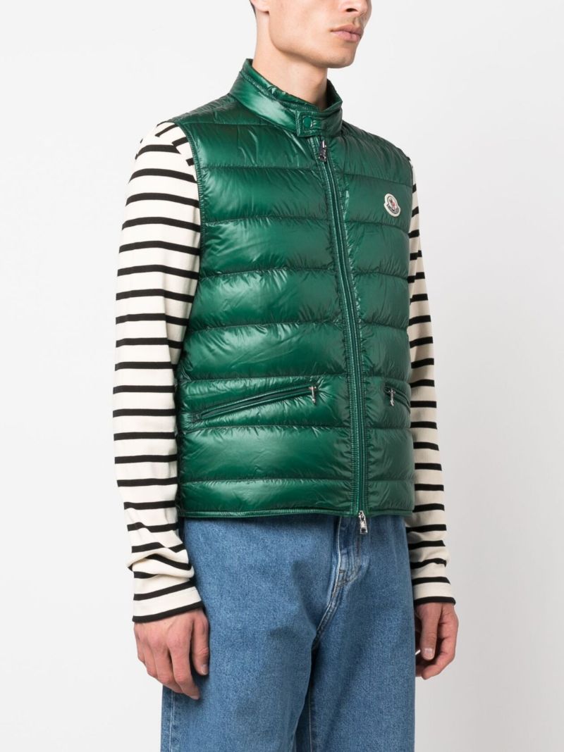 Green Padded Gilet