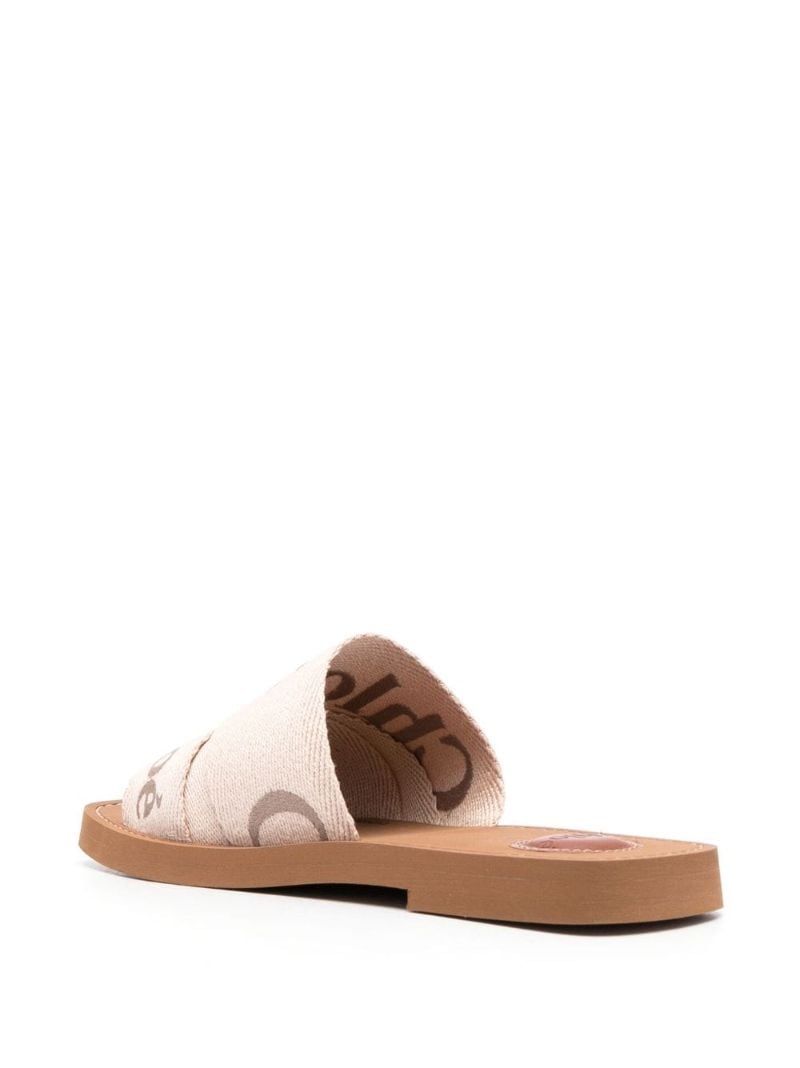 Neutral Woody Flat Sandals