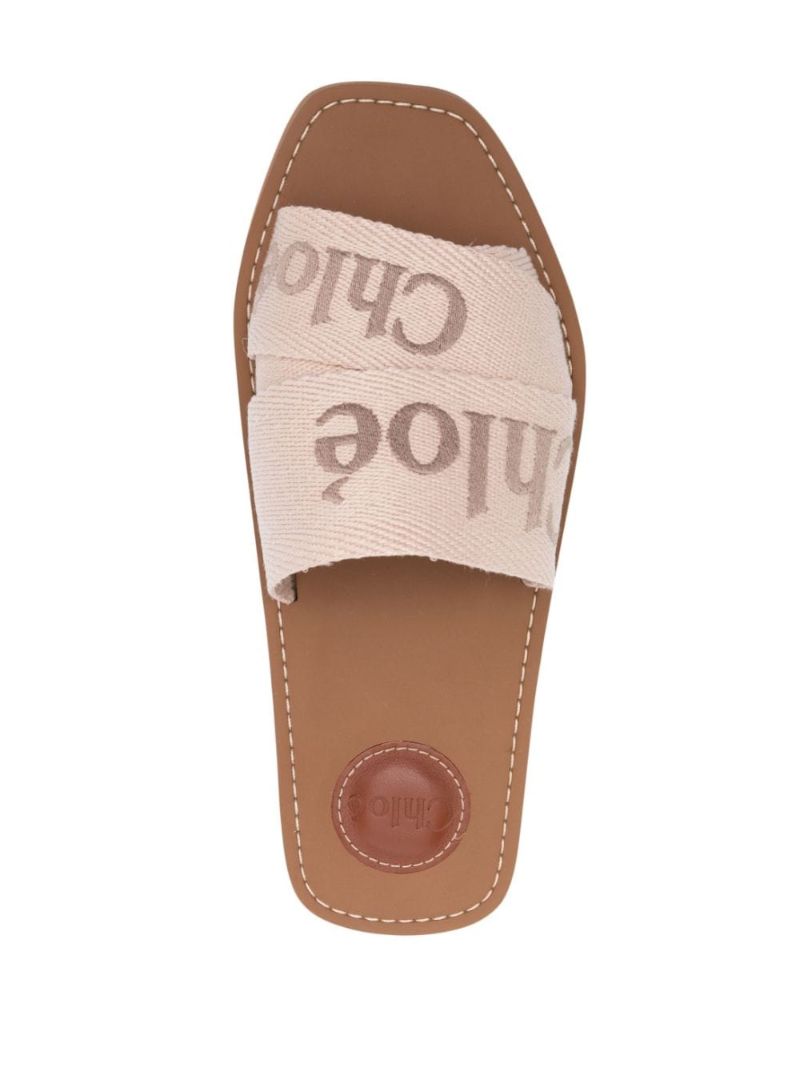 Neutral Woody Flat Sandals