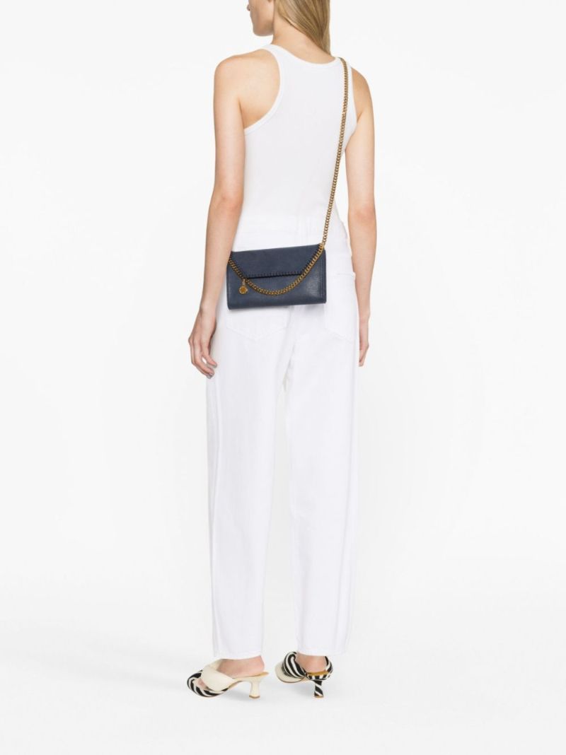 Blue Falabella Cross Body Bag