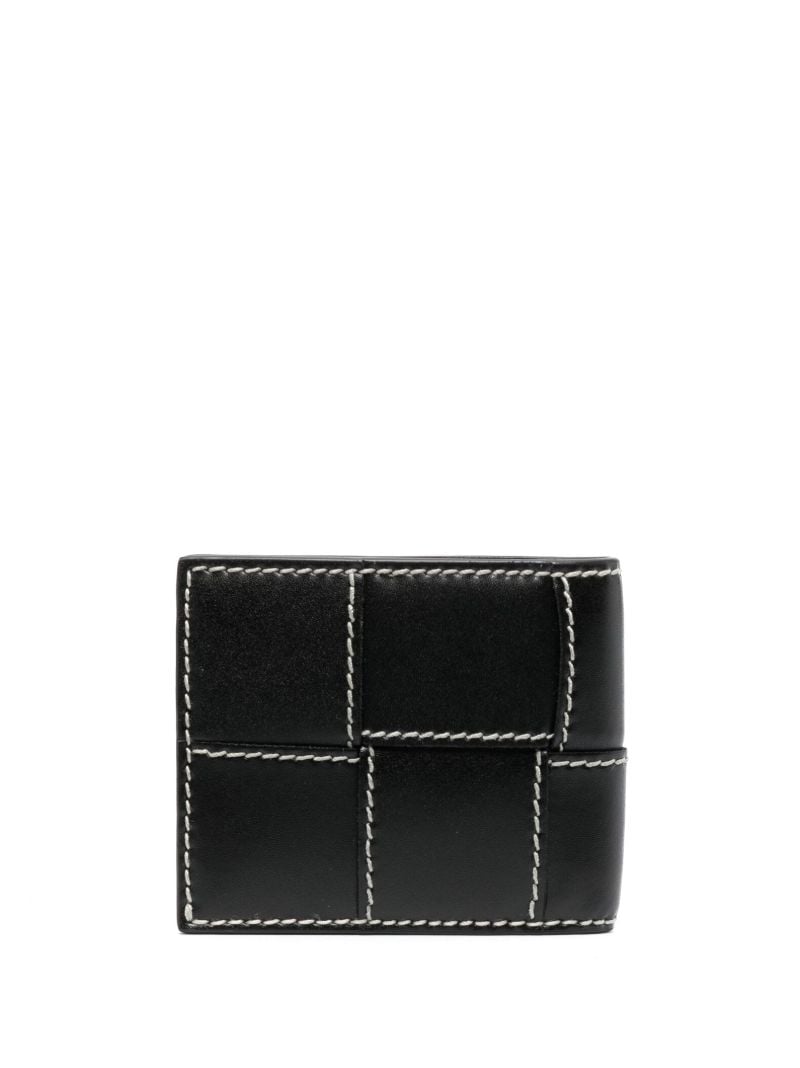 Black Cassette Intreccio Leather Wallet