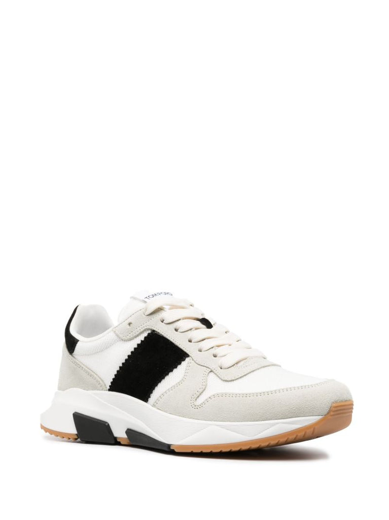 White Lace Up Sneakers