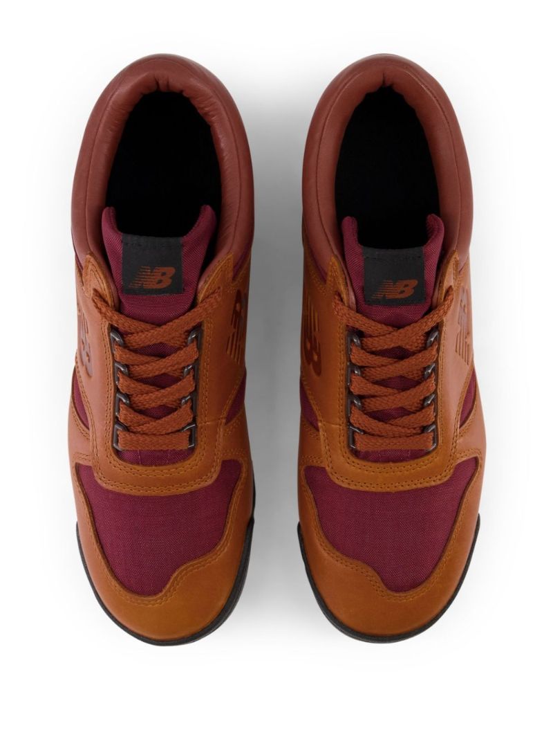 Orange Rainier Leather Sneakers