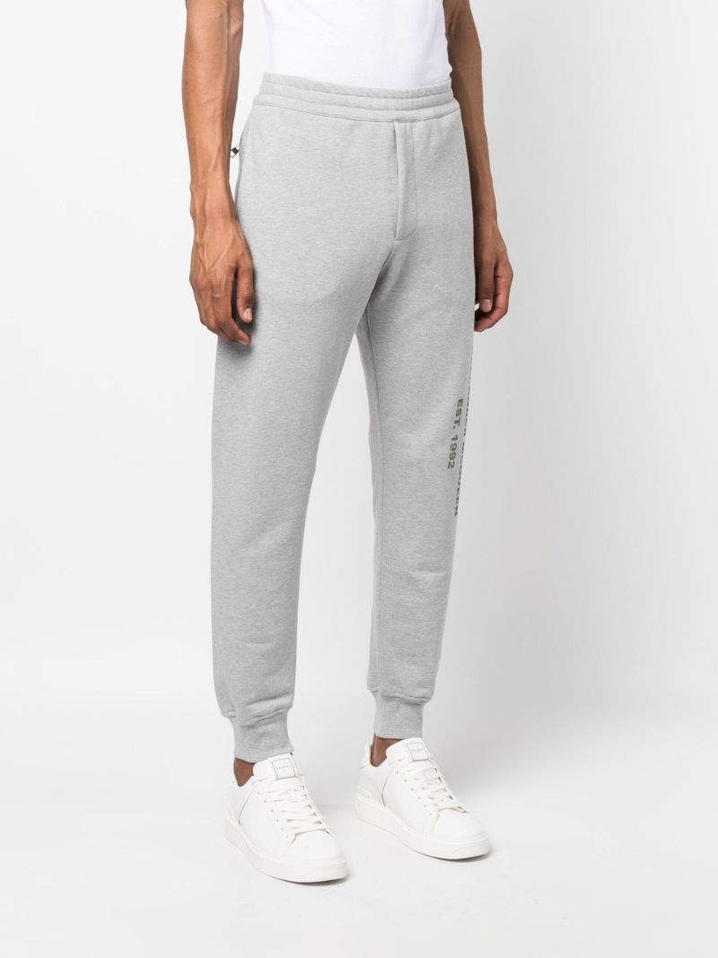 Grey Graffiti-print Track Pants