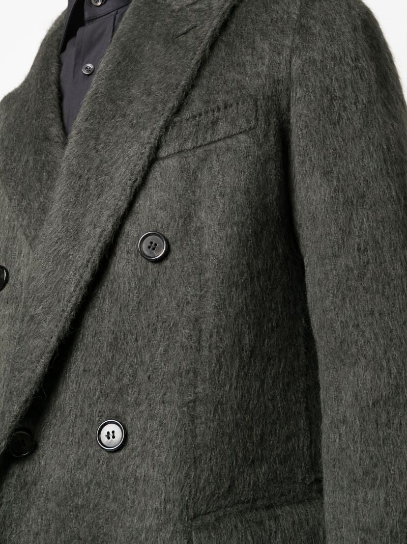 Green Double-breasted Coat