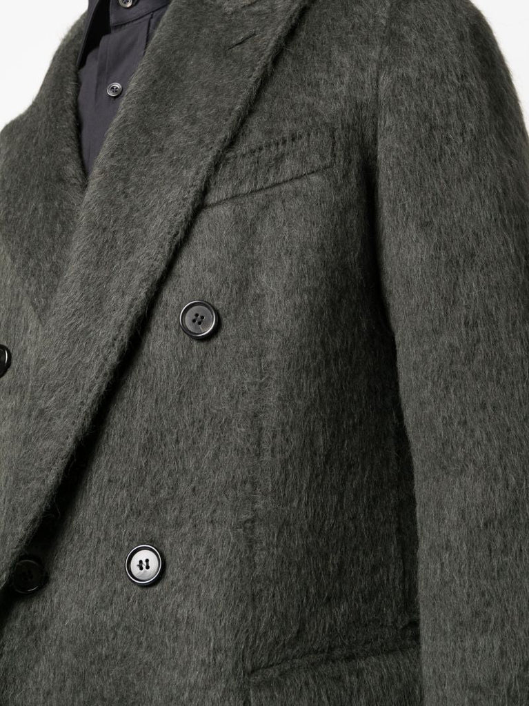 Green Double-breasted Coat