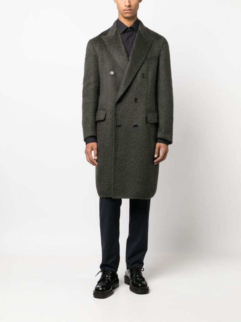 Green Double-breasted Coat