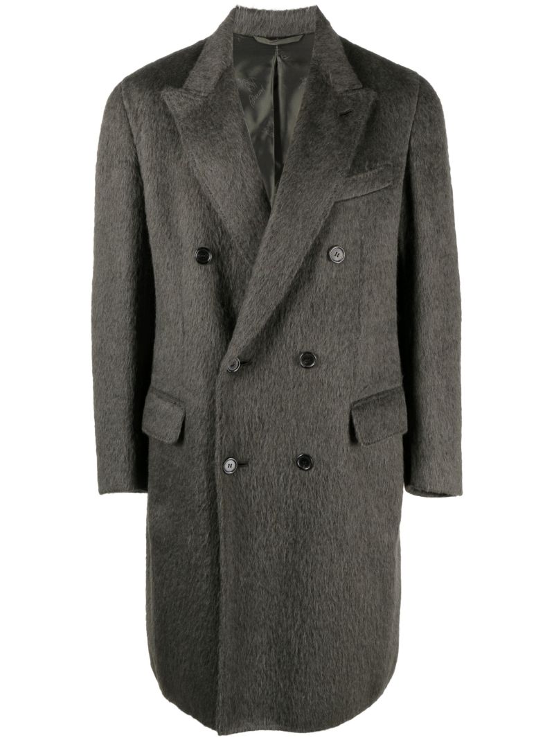 Green Double-breasted Coat