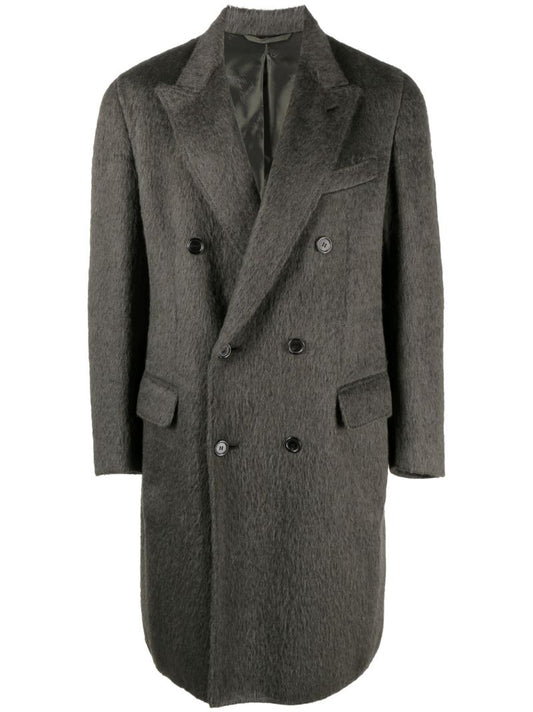 Green Double-breasted Coat