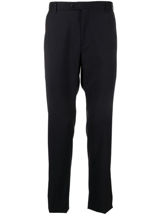 Blue Virgin Wool Trousers