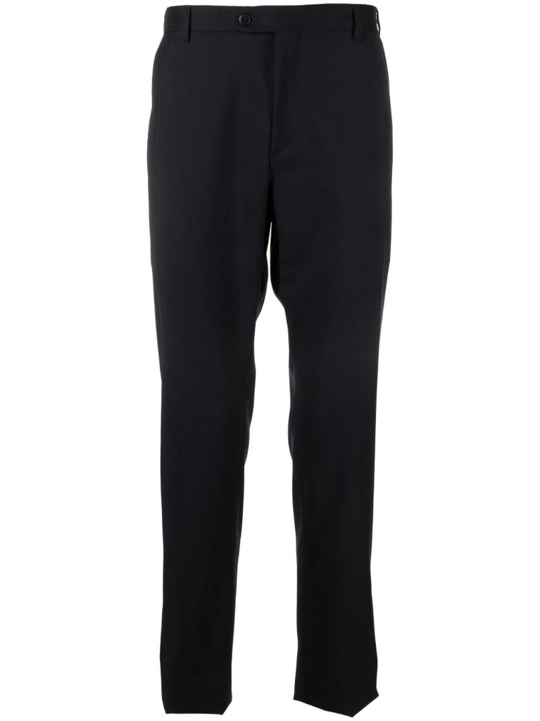 Blue Virgin Wool Trousers