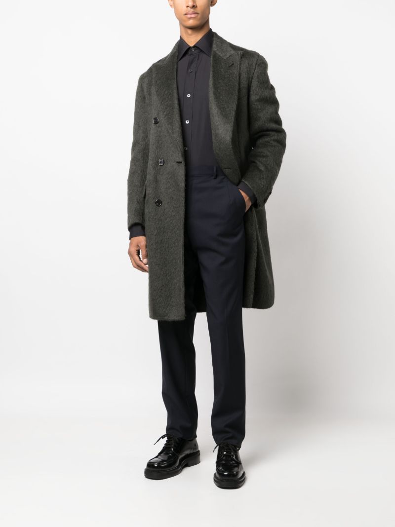 Blue Virgin Wool Trousers