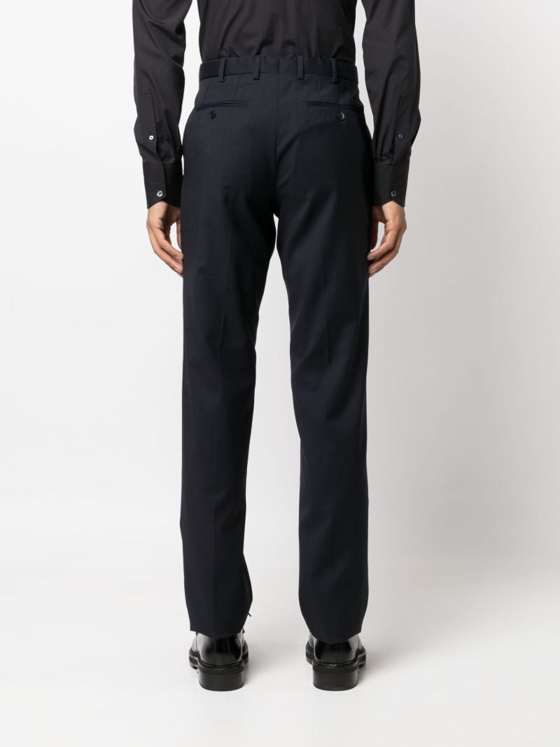 Blue Virgin Wool Trousers