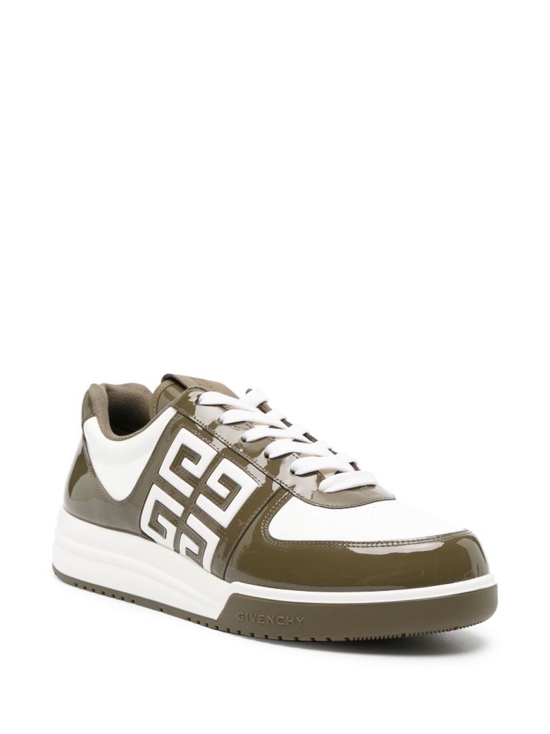 Green G4 Leather Sneakers