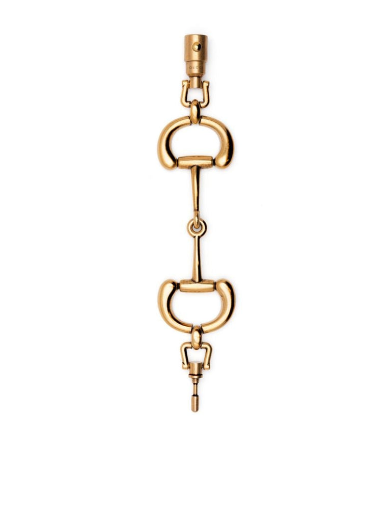 Yellow Gold-plated Palladium Horsebit Bracelet
