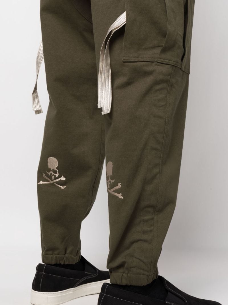 Green Cargo Track Pants