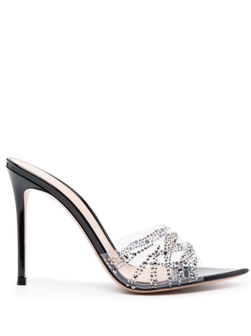Clear Rika 105 Crystal Mules