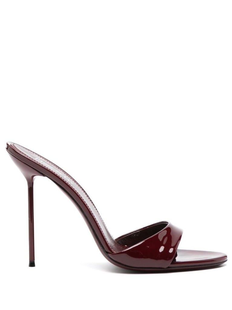 Red Lidia 105 Patent-leather Mules