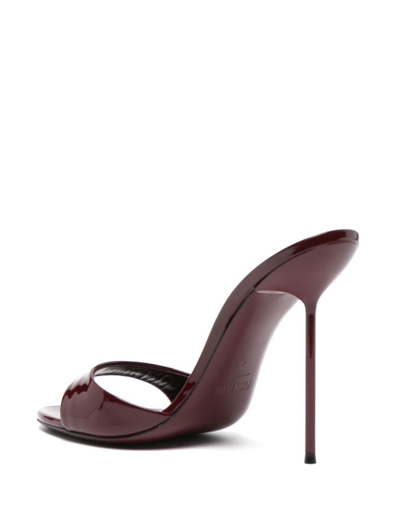 Red Lidia 105 Patent-leather Mules