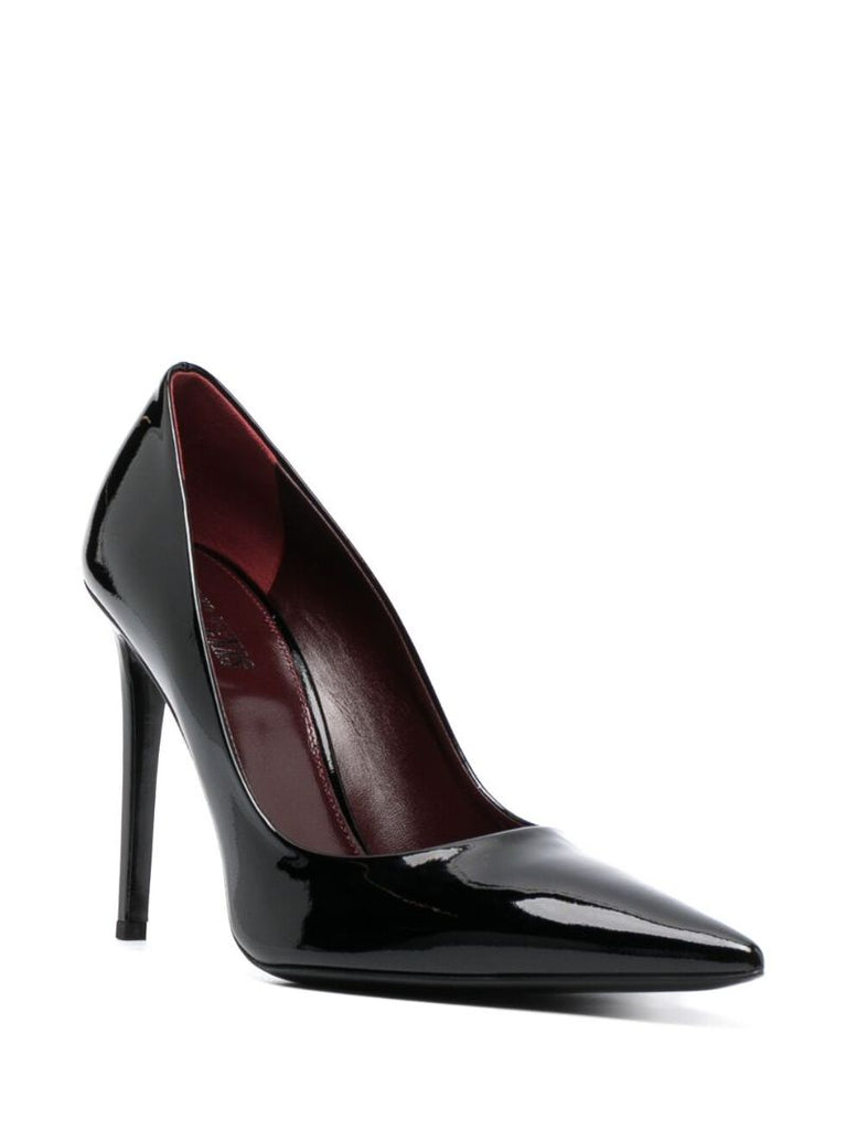 Black Paris 105 Patent Leather Pumps