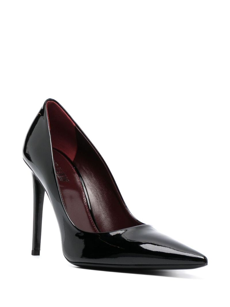 Black Paris 105 Patent Leather Pumps