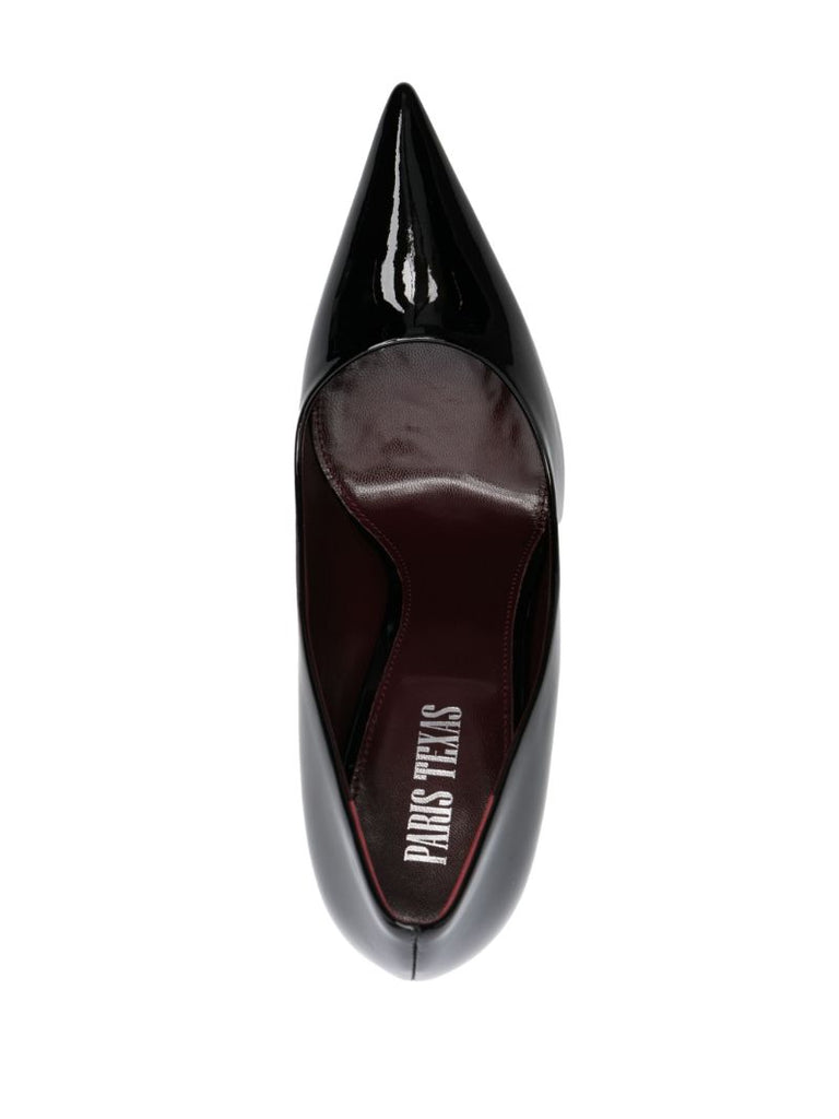 Black Paris 105 Patent Leather Pumps