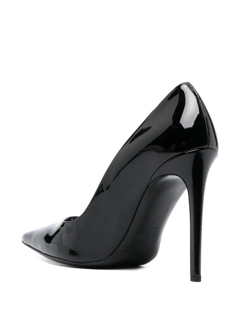 Black Paris 105 Patent Leather Pumps