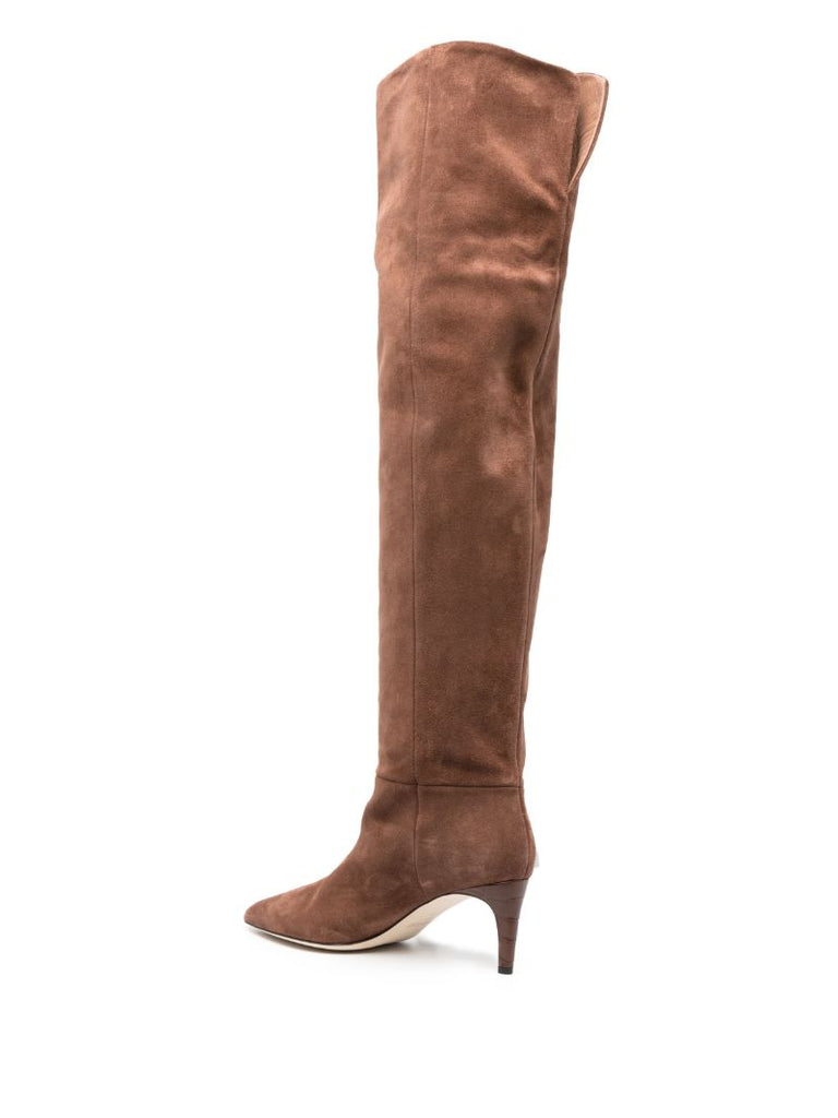 Brown 60 Suede Over-the-knee Boots