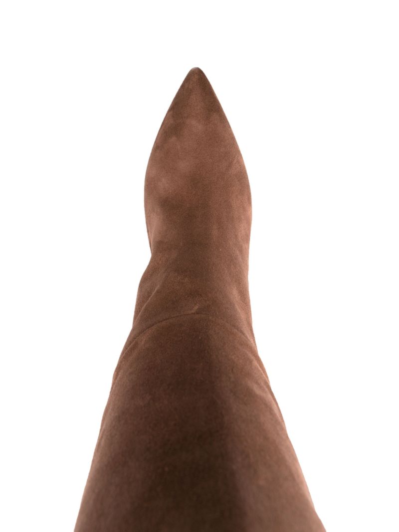 Brown 60 Suede Over-the-knee Boots
