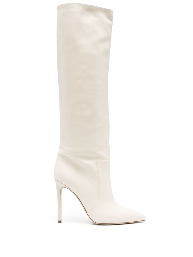 White Stiletto 110 Knee-high Boots