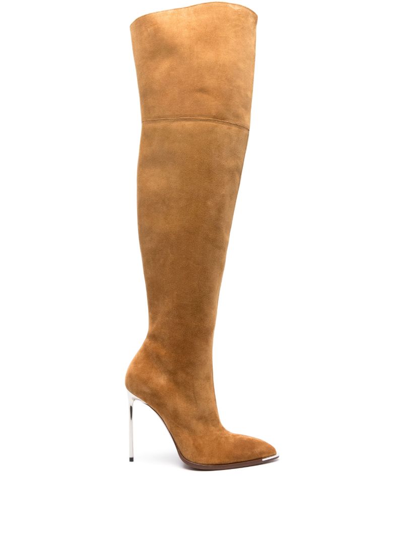 Neutral Hedy 105 Suede Boots