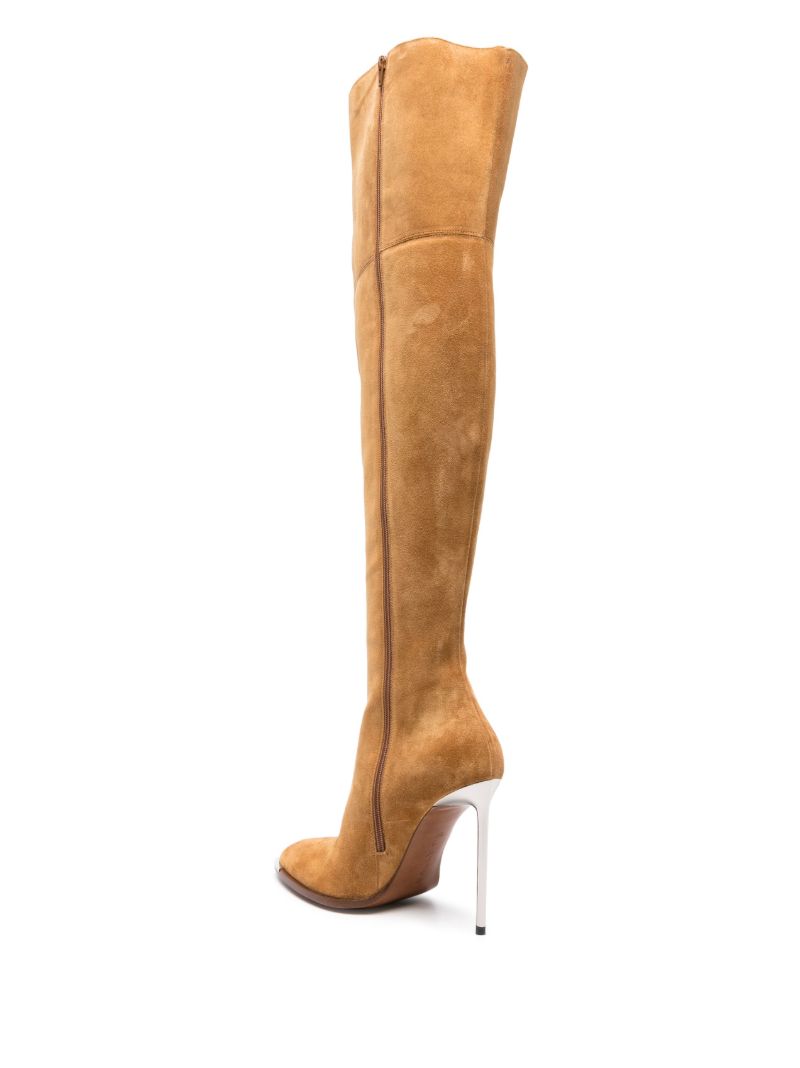 Neutral Hedy 105 Suede Boots