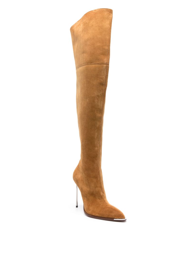Neutral Hedy 105 Suede Boots