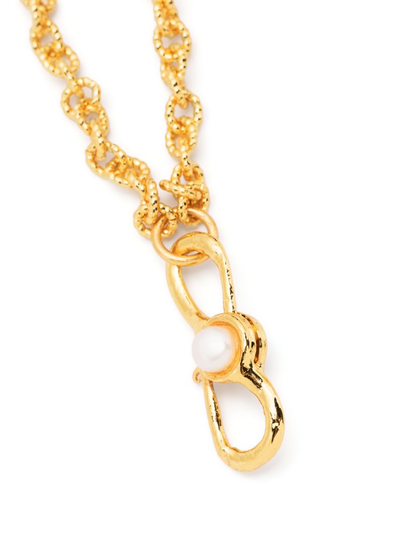 Gold-tone Byzance Pearl Necklace