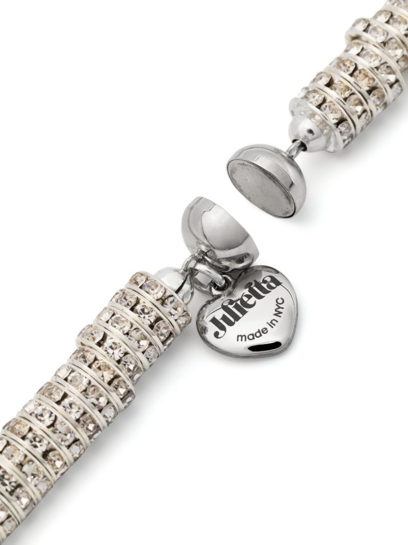 Silver-tone Spetses Crystal Pendant Necklace