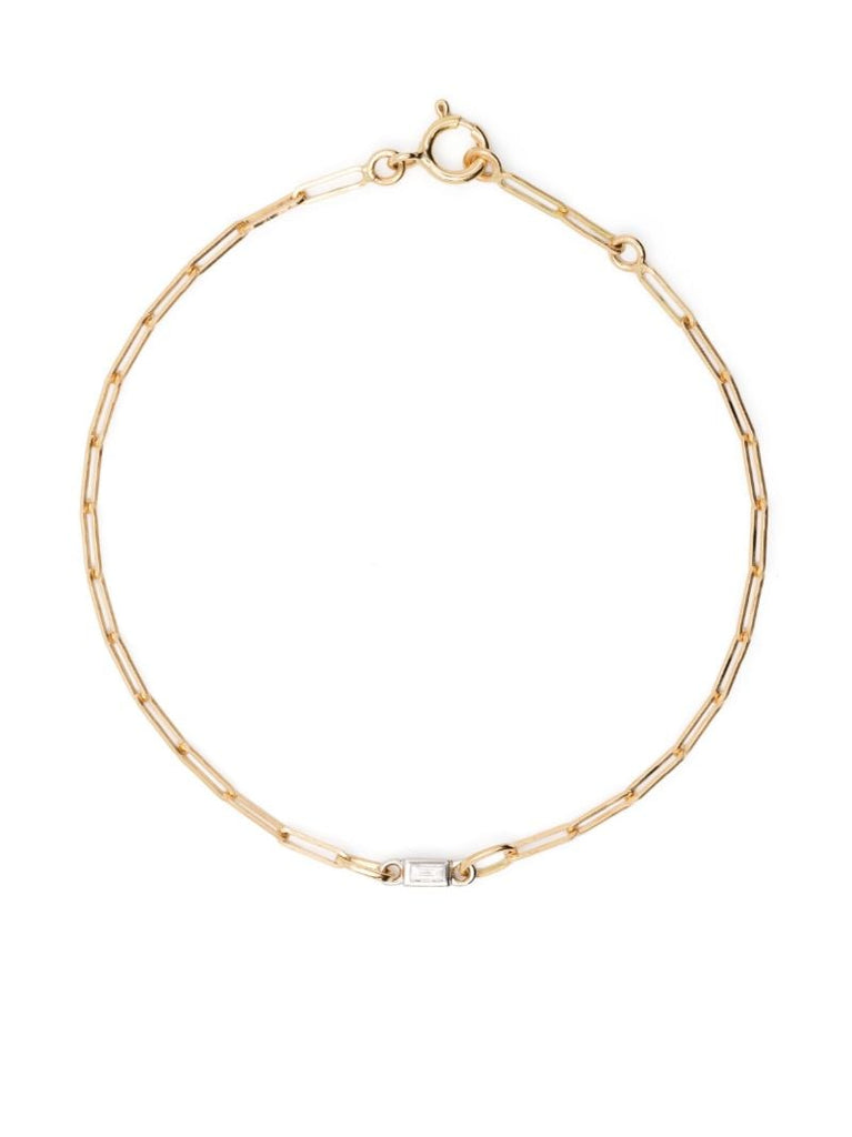 18k Yellow Gold Riviere Diamond Bracelet